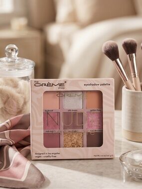 The Creme Shop Nude Cashmere Eyeshadow Palette - Pink & Neutral Shades